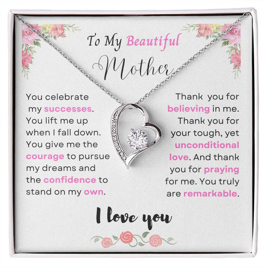 Beautiful Mother Forever Love  Necklace