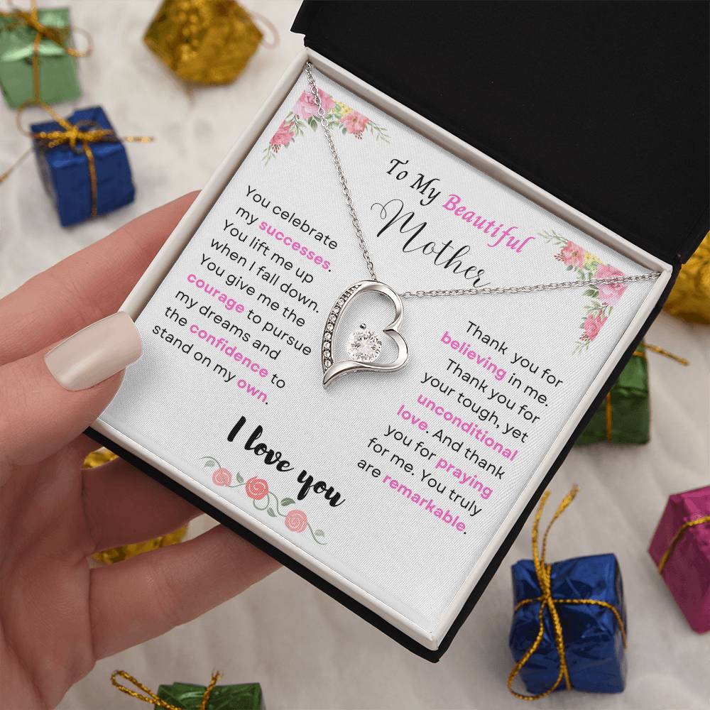Beautiful Mother Forever Love  Necklace