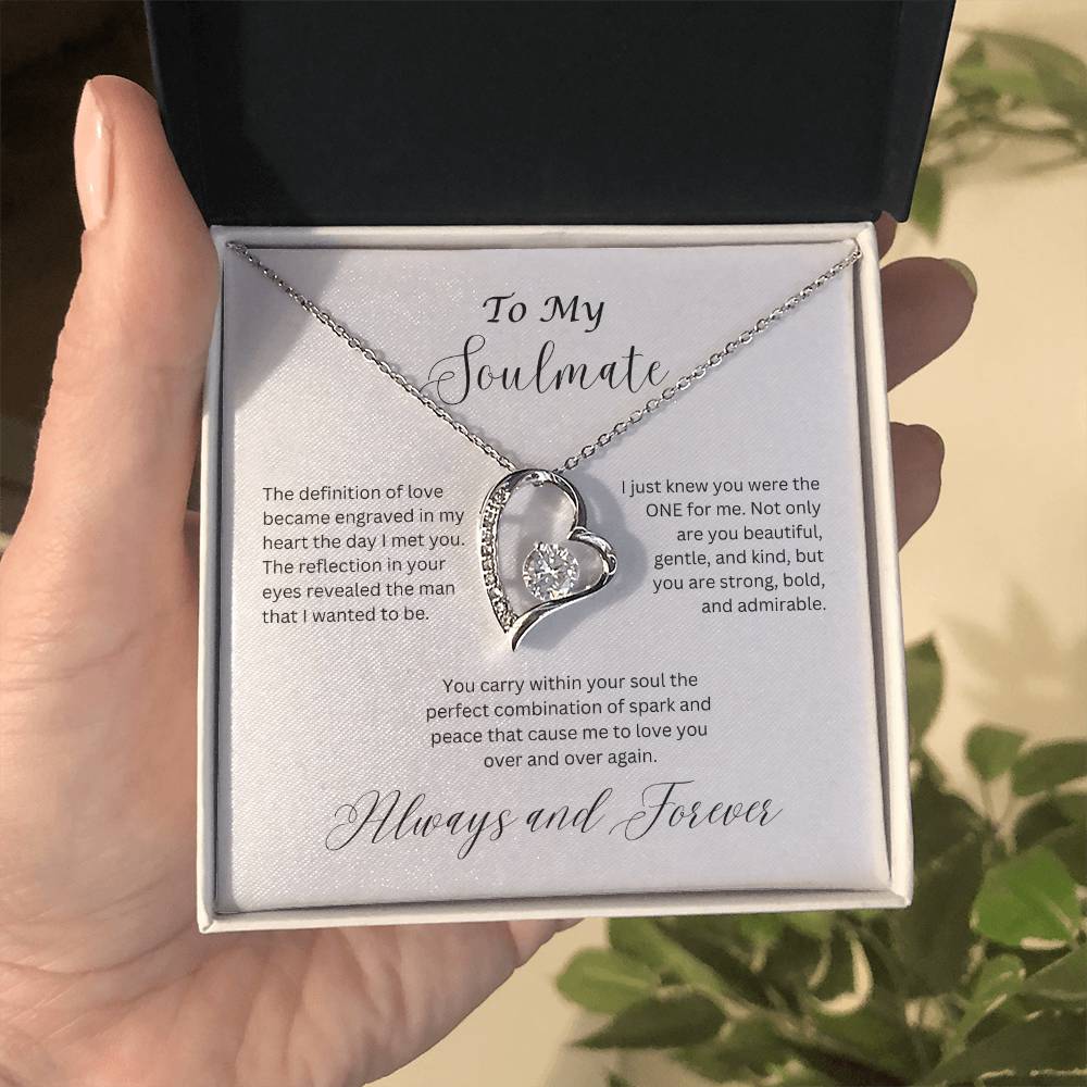 To My Soulmate, Forever Love Necklace