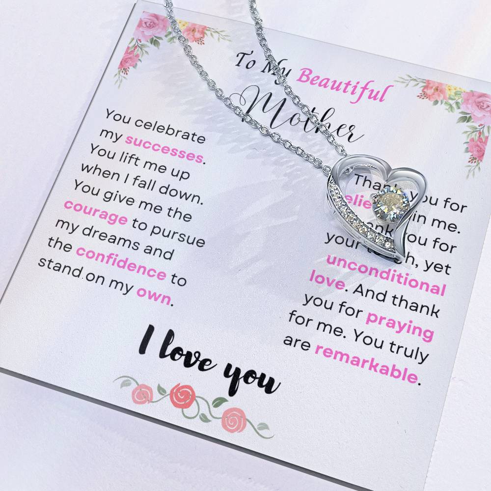 Beautiful Mother Forever Love  Necklace