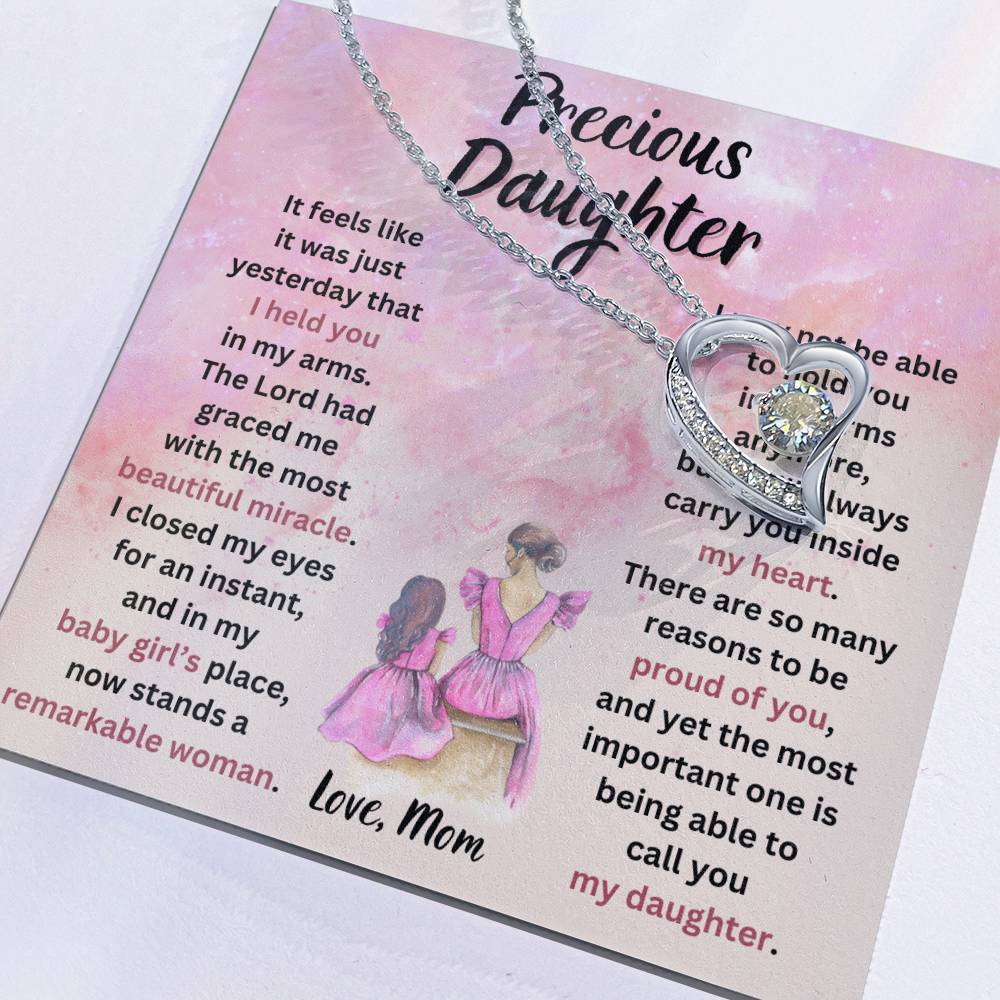 Precious Daughter Forever Love Necklace