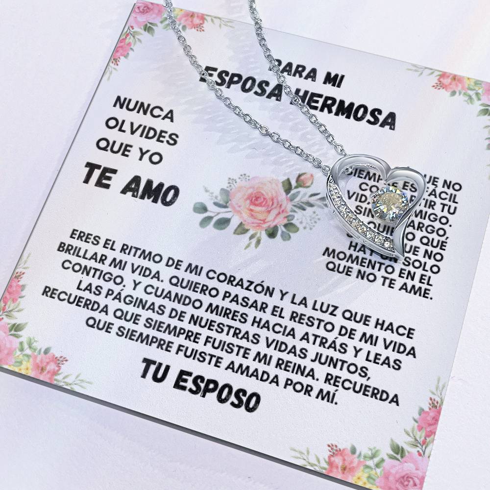 Para Mi Esposa Hermosa (Forever Love Necklace)