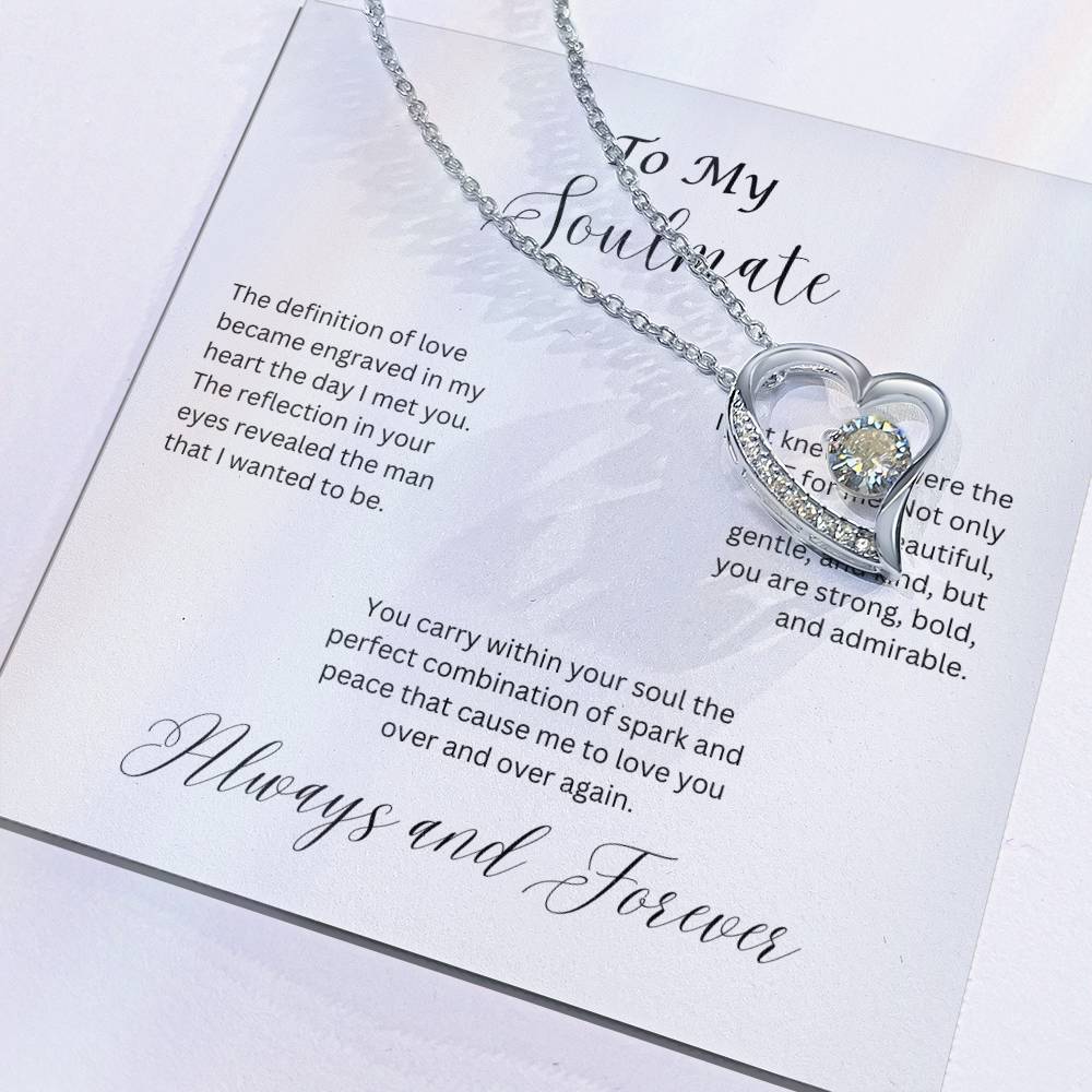 To My Soulmate, Forever Love Necklace
