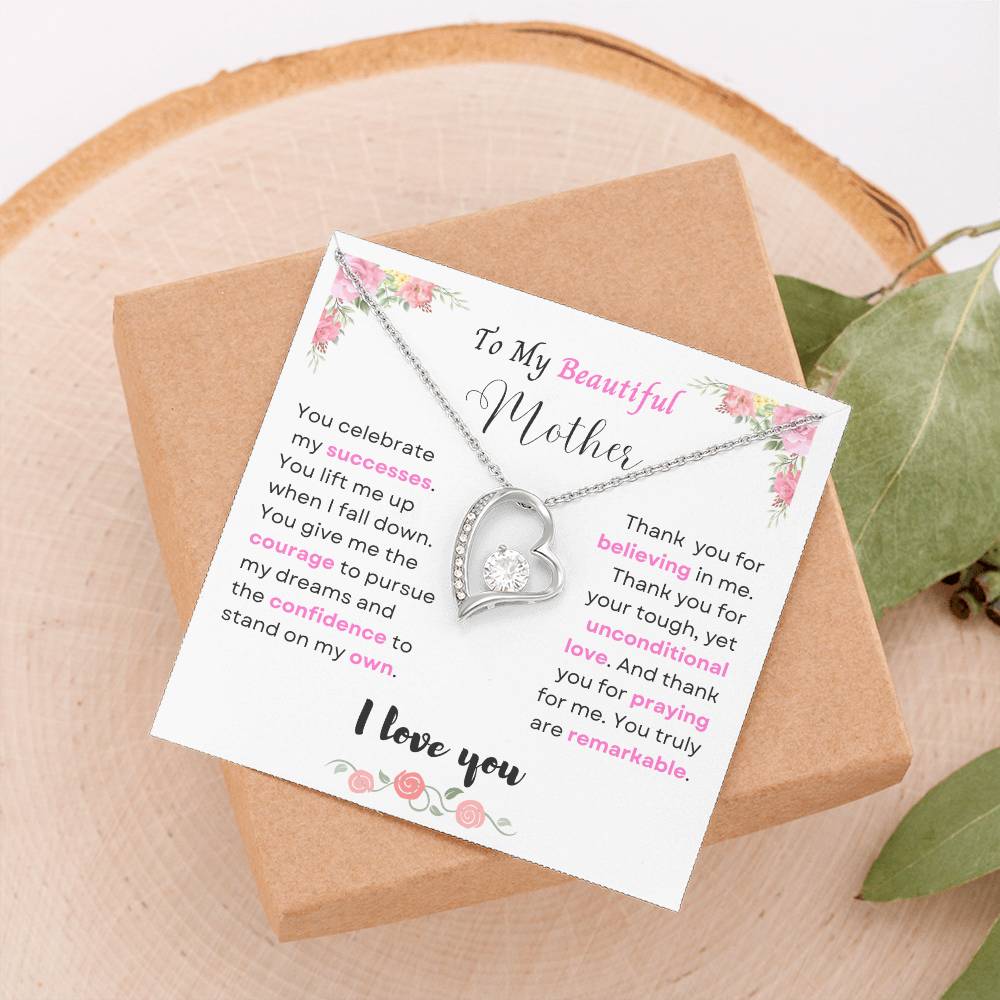 Beautiful Mother Forever Love  Necklace