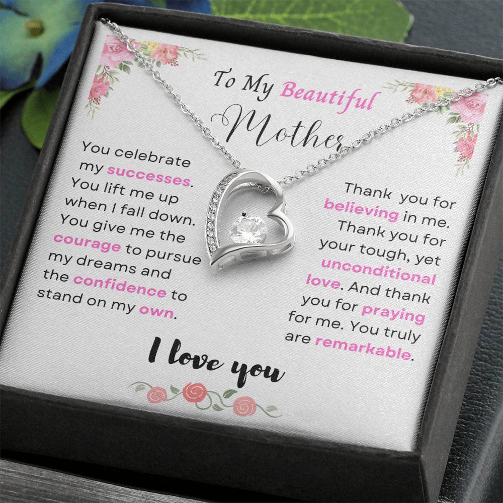 Beautiful Mother Forever Love  Necklace