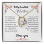 To My Beautiful Mother Forever Love Necklace