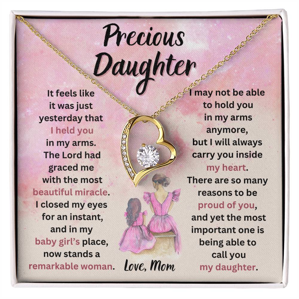 Precious Daughter Forever Love Necklace