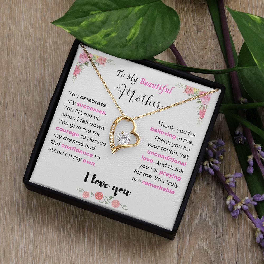 Beautiful Mother Forever Love  Necklace