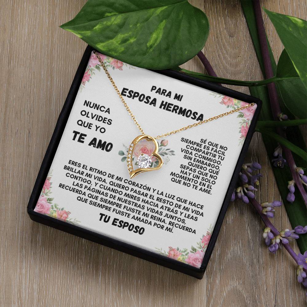 Para Mi Esposa Hermosa (Forever Love Necklace)