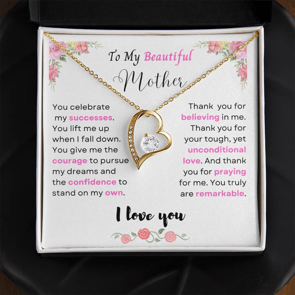 Beautiful Mother Forever Love  Necklace