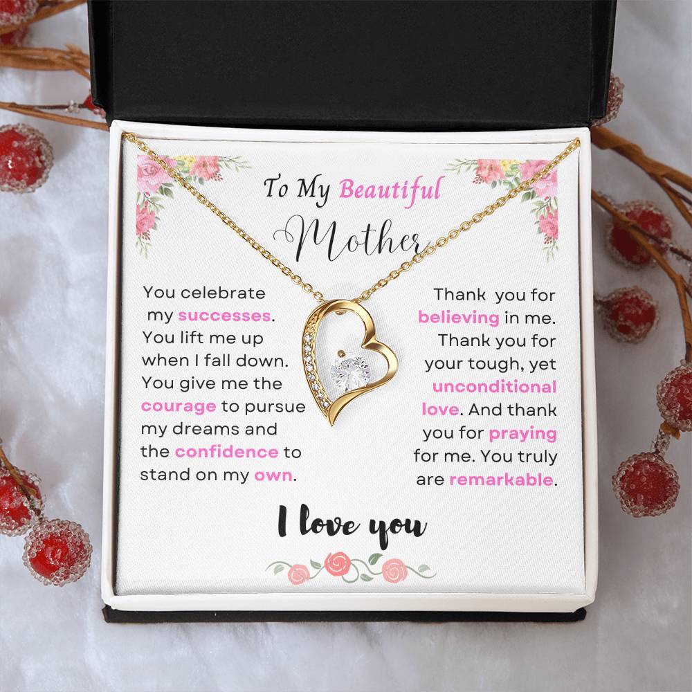 Beautiful Mother Forever Love  Necklace