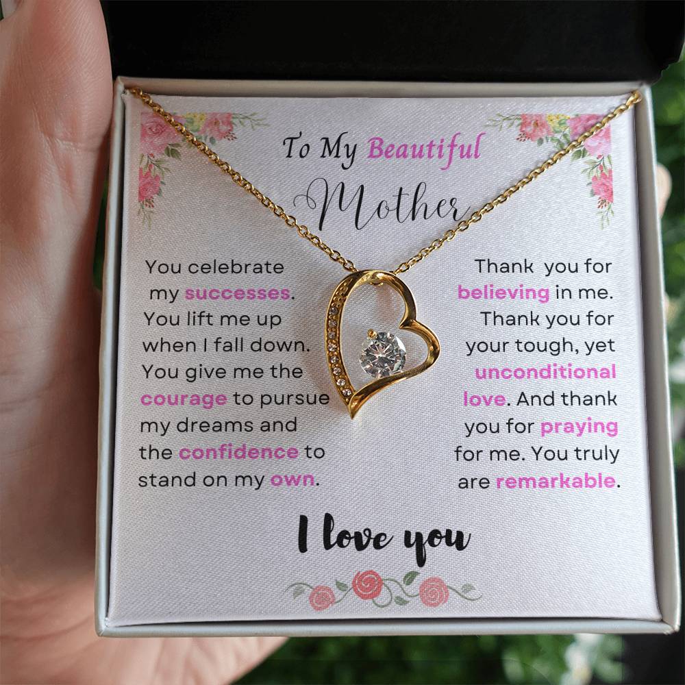 Beautiful Mother Forever Love  Necklace