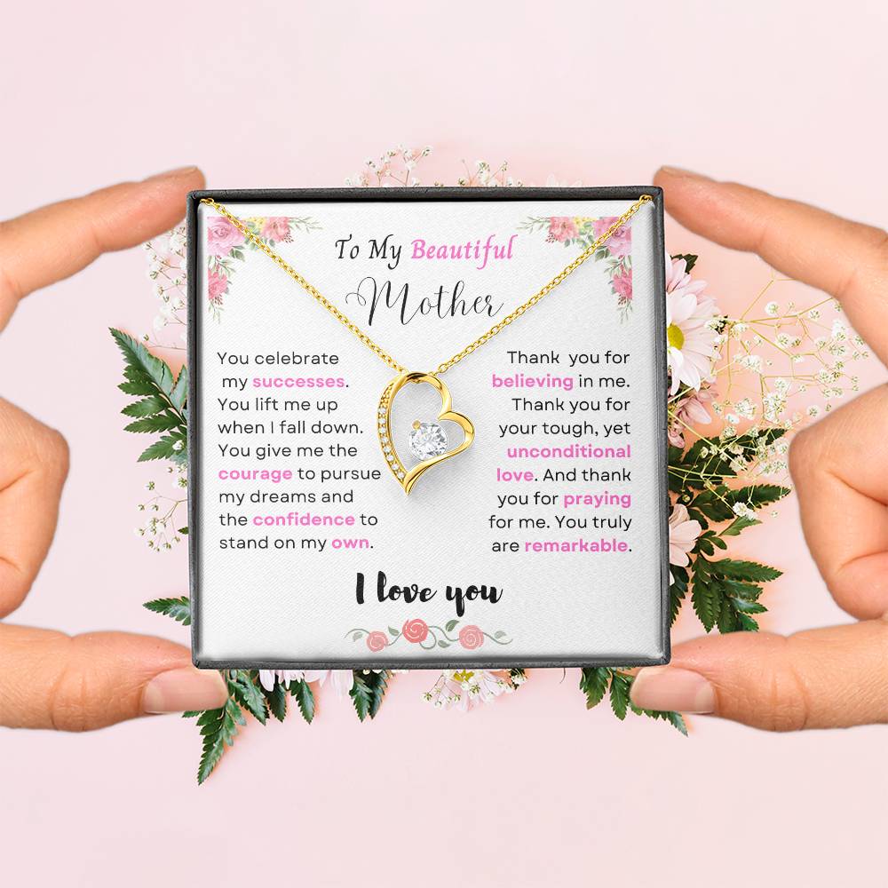 Beautiful Mother Forever Love  Necklace
