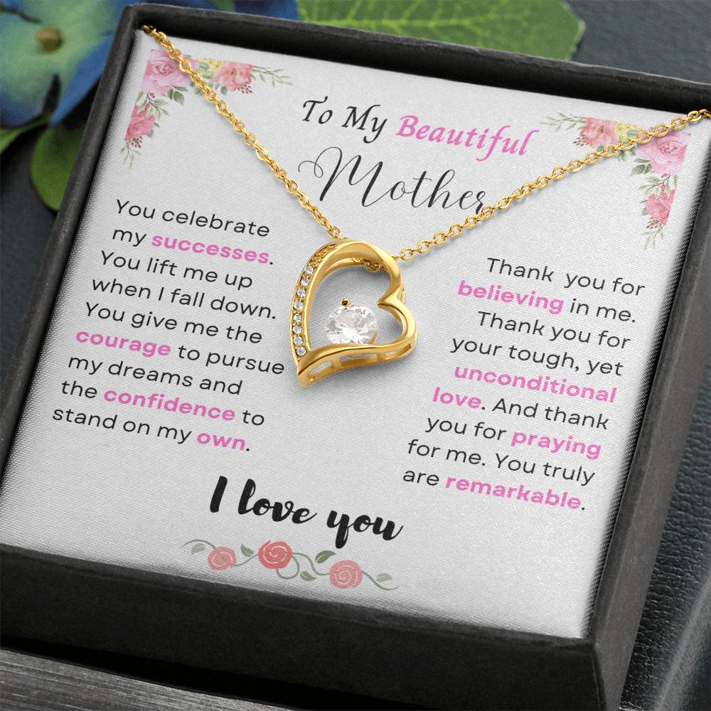 Beautiful Mother Forever Love  Necklace
