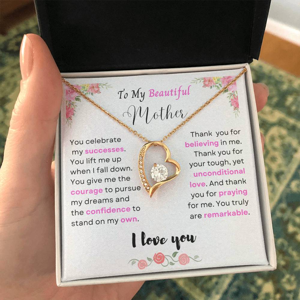 Beautiful Mother Forever Love  Necklace